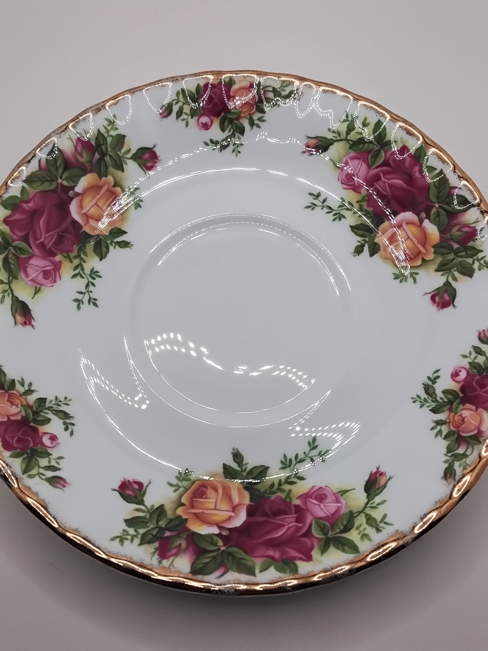 Vintage 1962 Royal Albert Old Country Roses China Tea/Coffee Cup and Saucer Set - Picture 8 of 15